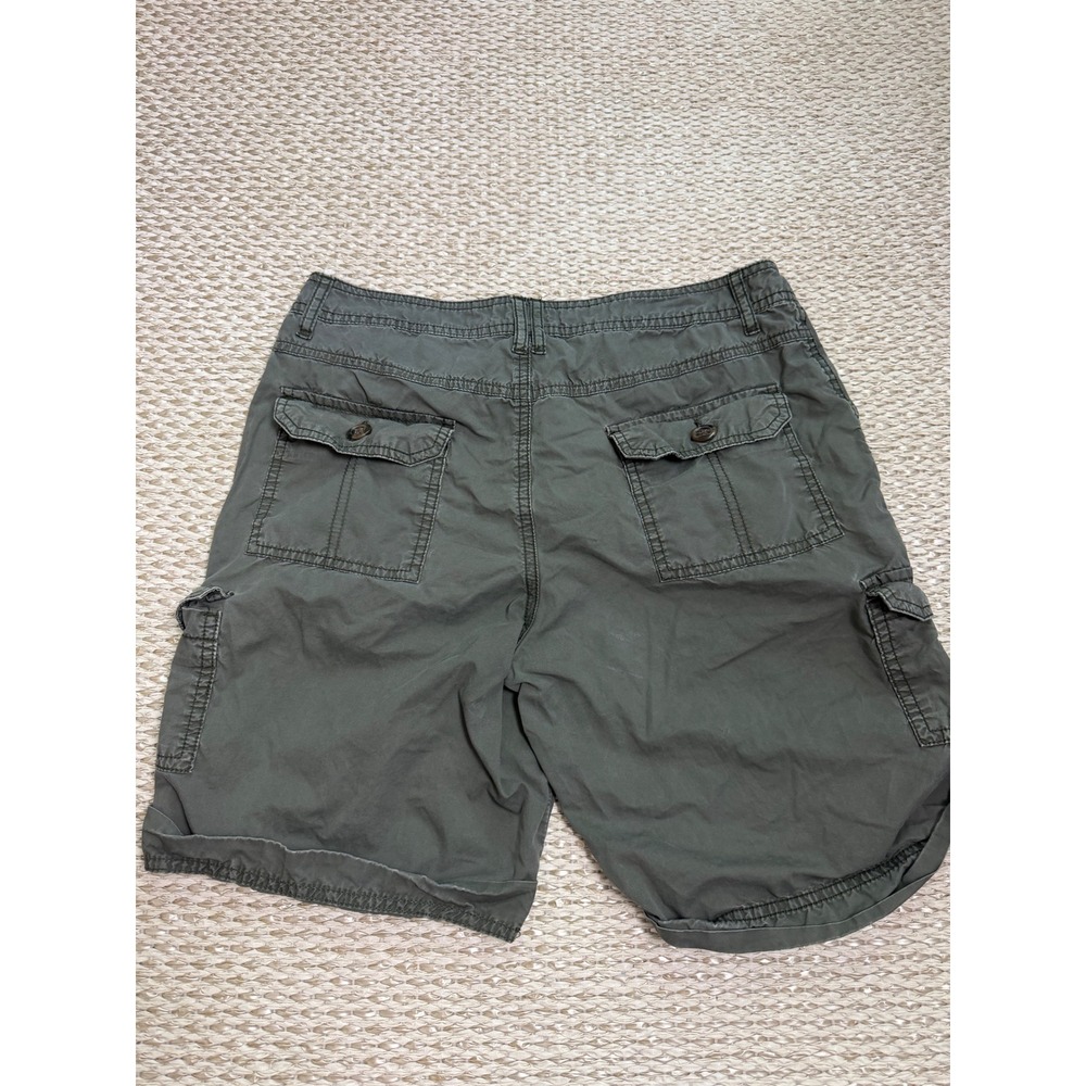 Vintage Y2K Merona  Cargo Shorts Size 4 Fit 4 Cotton Utility Outdoor Summer - Picture 6 of 7